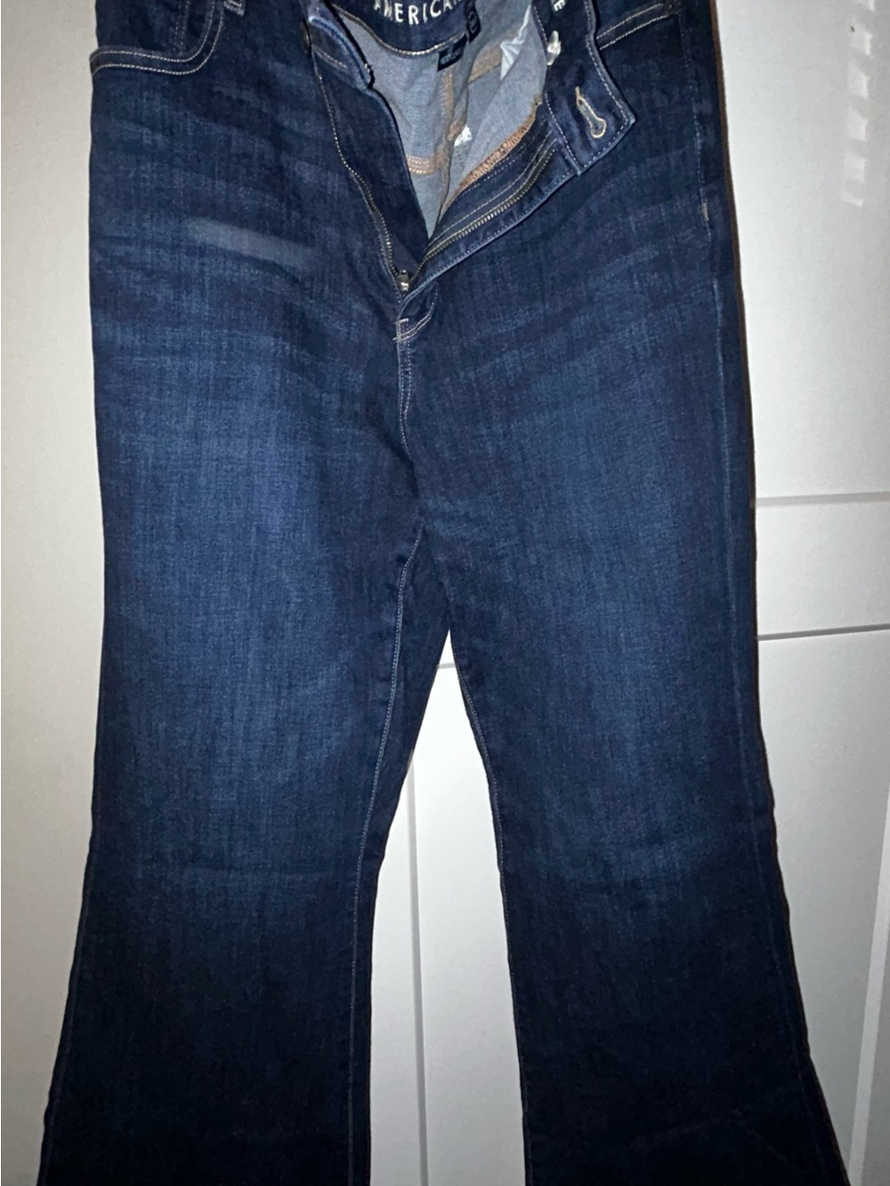 American Eagle Outfitters Dark Blue Flare Jeans